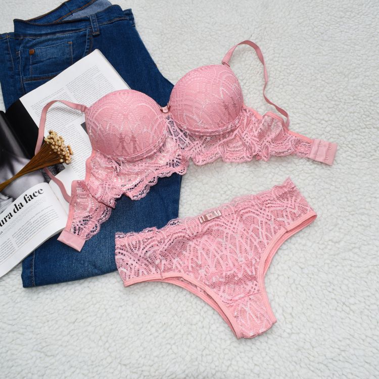 Conjunto De Lingerie Cropped Bojo Em Renda