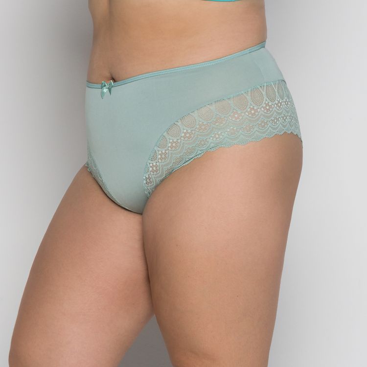 Calcinha Clássica Plus Size Micro e Renda