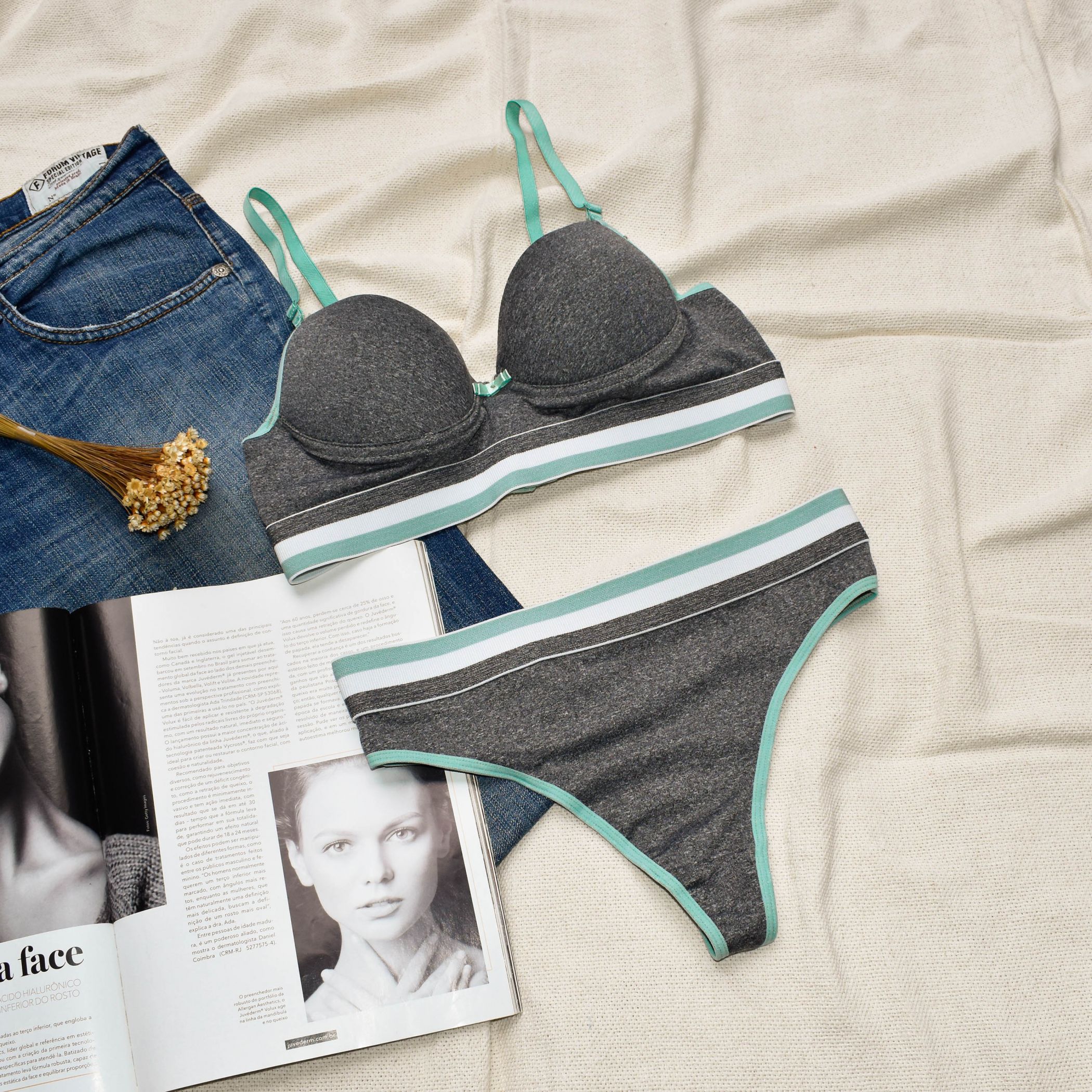 Conjuntinho de lingerie best sale