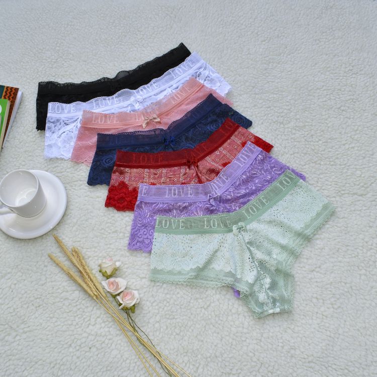 Calcinha Tanga Caleçon Sexy Cós Renda