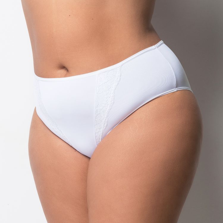 Calçola Plus Size Microfibra Detalhe Renda
