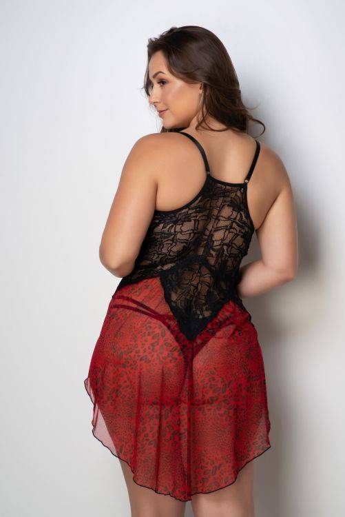 Linha noite plus size clearance
