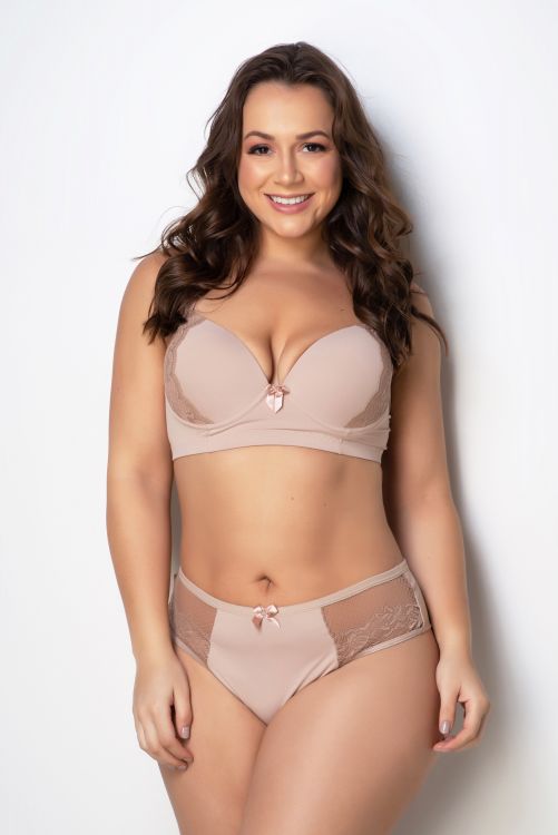 Conjunto Plus Size Fio Duplo Micro e Renda