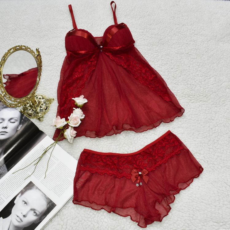 Baby Doll Sexy Luxo Com Bojo