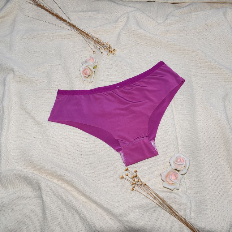 Calcinha Biquíni Corte Laser Sem Costura Viés na Cintura