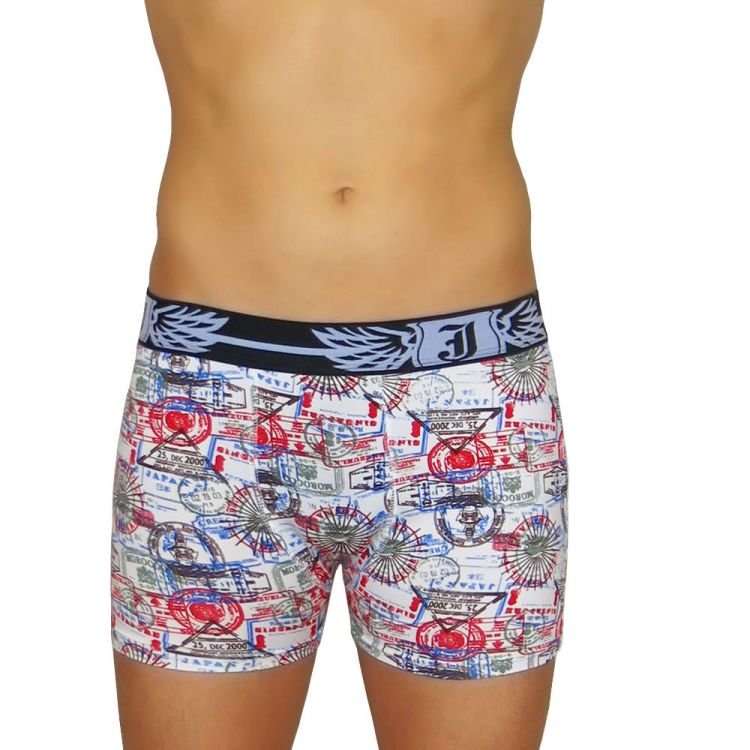 Kit 03 Cuecas Boxer Elastic Estampada