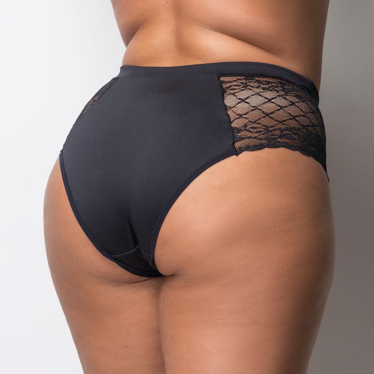 Calçola Plus Size Microfibra e Renda