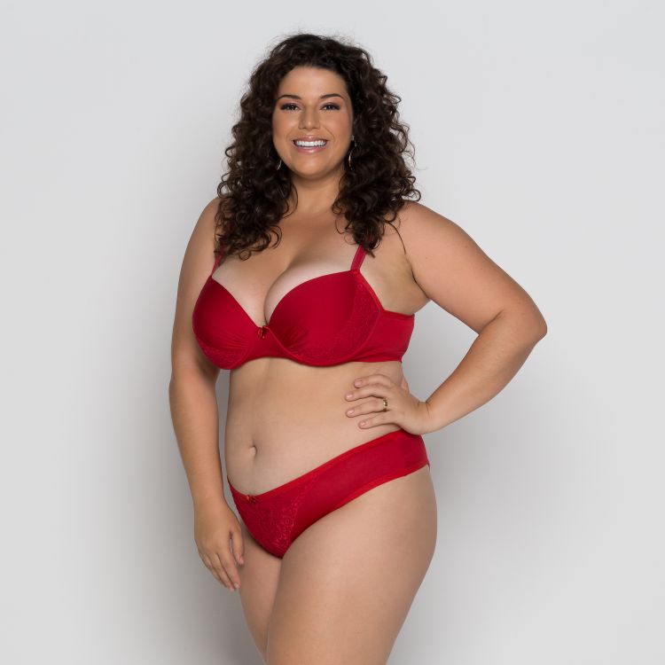 Conjunto Plus Size Detalhe Renda