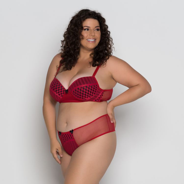 Conjunto Renda Assimétrica Plus Size